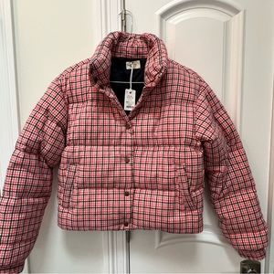 Marine Layer women’s M plaid puffer